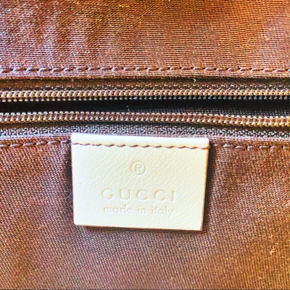 Gucci Handbag Supreme Gg Canvas Ebony White Tote - Picture 11 of 15